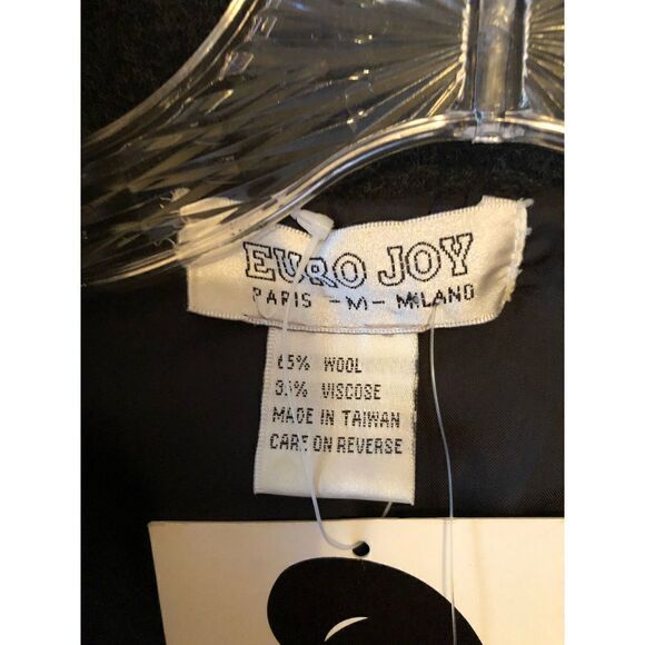 Euro Joy Lightweight Wool Coat M - Picture 6 of 12